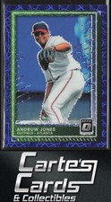 Andruw Jones 2025 Panini Donruss Optic #13 Blue Velocity Prim Atlanta Braves