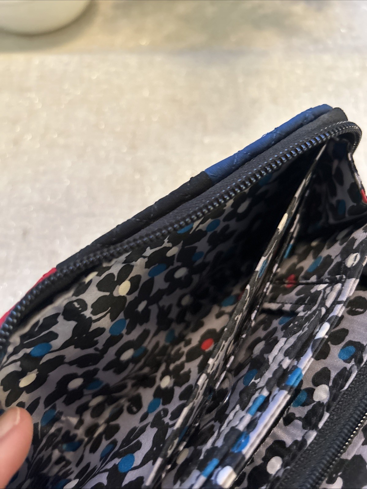 Vera Bradley Winter Patchwork Iconic RFID Accordi… - image 11