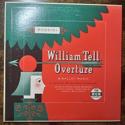 Rossini William Tell Overture MGM Records 10  LP Classical Opera bx2