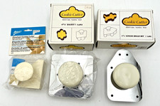 3 ATECO COOKIE CUTTERS GINGERBREAD BOY #1485, DAISY #1482 STAINLESS & PINWHEEL