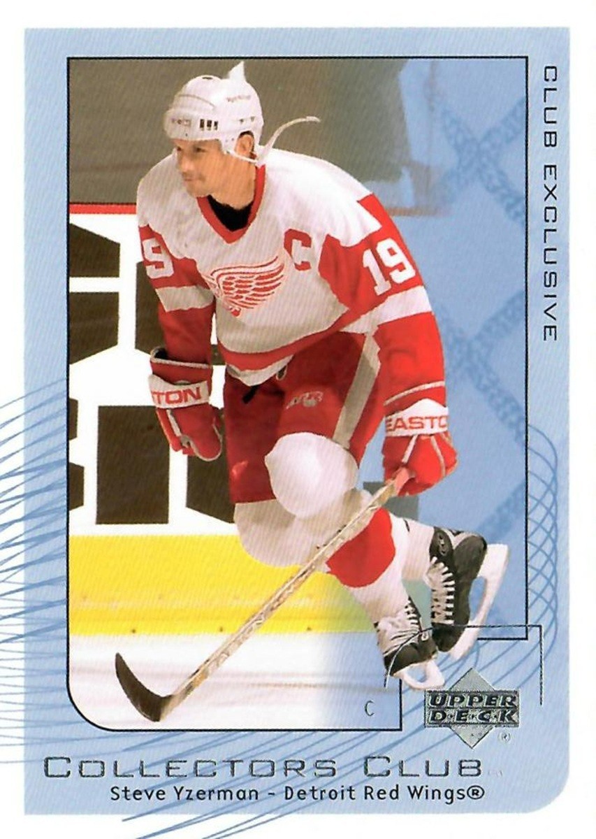 2002 Upper Deck COLLECTOR'S CLUB #NHL7 Steve Yzerman Detroit Red Wings HOF