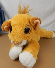 Vintage 1993 Mattel The Lion King Laying Baby Simba 12" Stuffed Plush Animal