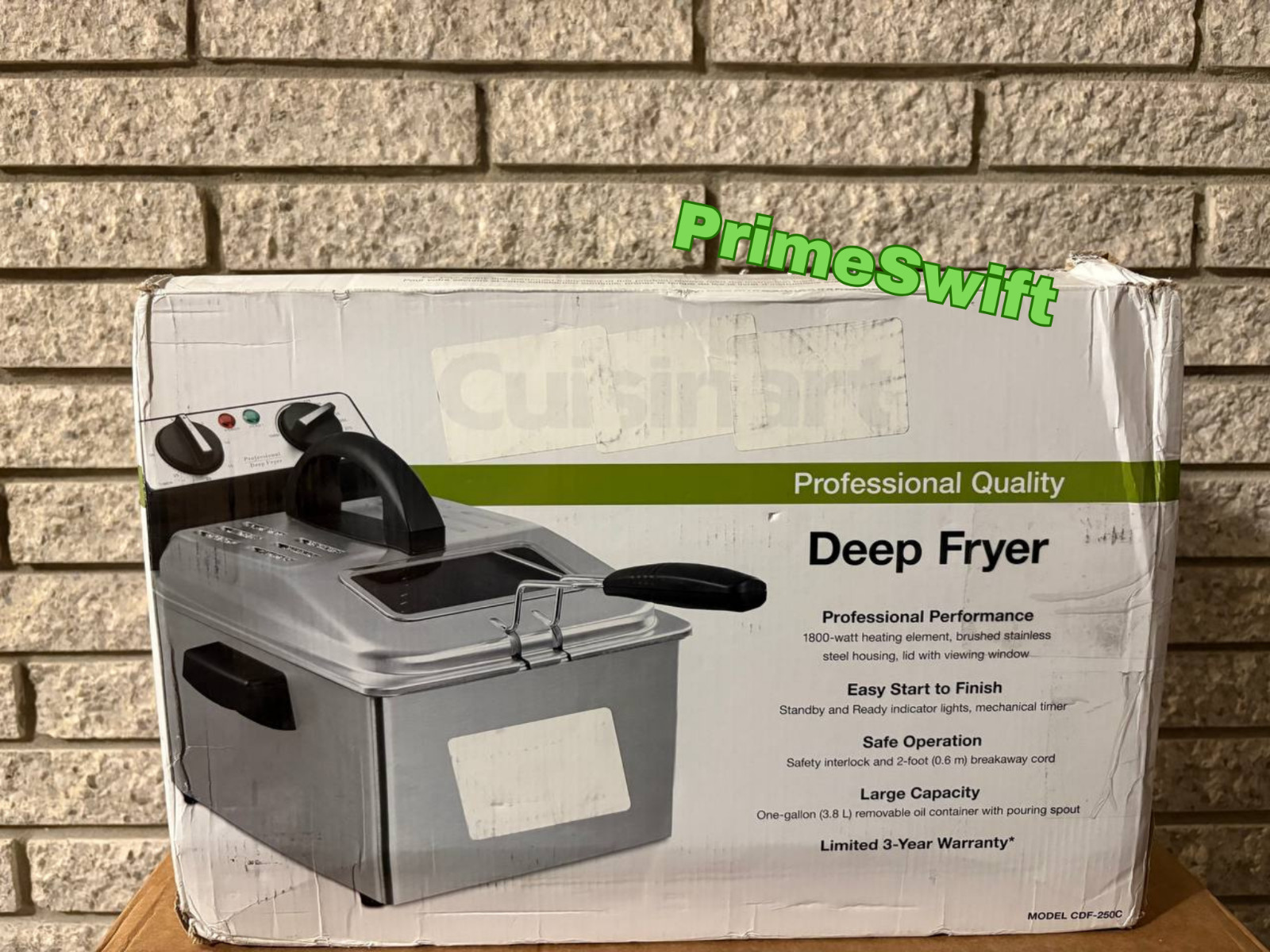 1800w Stainless Steel One Gallon (3.8l) Included