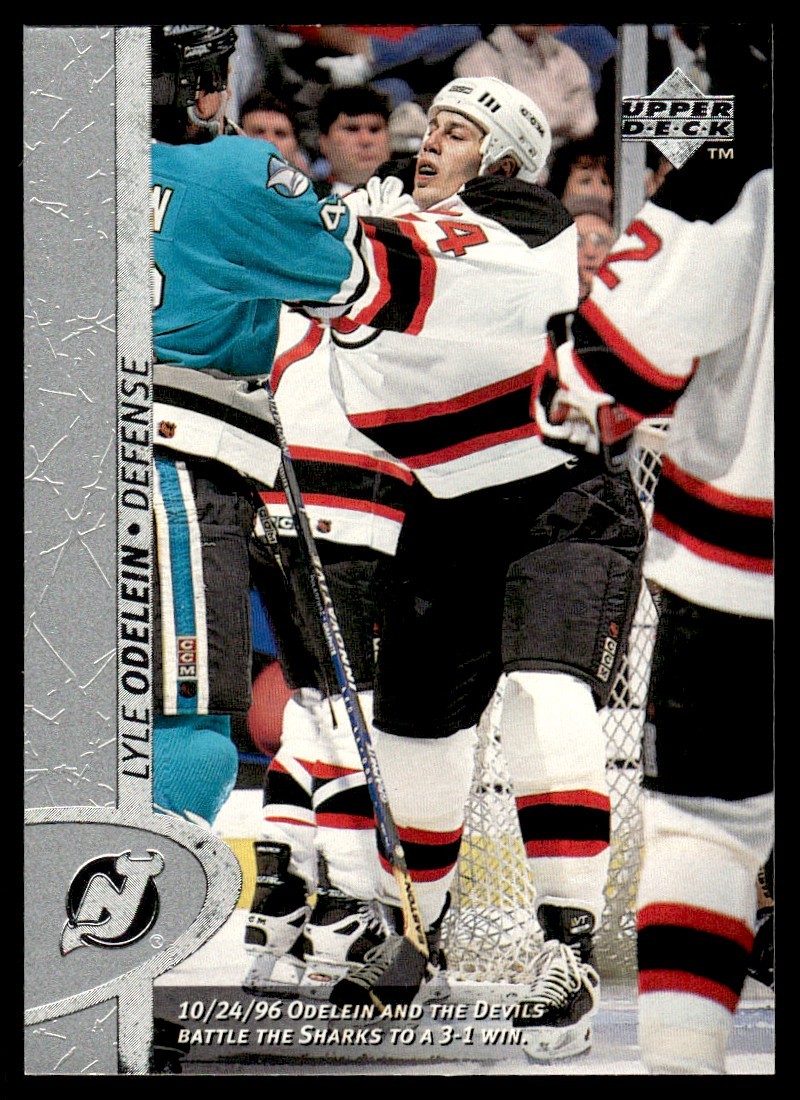 1996-97 Upper Deck Lyle Odelein New Jersey Devils #289