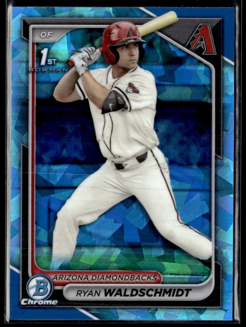 2024 Bowman Draft Chrome Sapphire Ryan Waldschmidt Arizona Diamondbacks #BDC-18