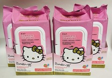 4 New Sealed Limited Edition Hello Kitty The Creme Shop Essence Rich Towelettes