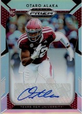 2019 Panini Prizm Draft Picks Autograph Prizms #220 Otaro Alaka Auto - FB
