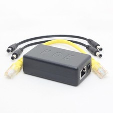 9V 2.3A Gigabit Active PoE Splitter DC 5.5x2.1/2.5mm Ethernet IEEE 802.3at