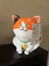 Disney Big Hero 6 Plush Mochi Cat Brown White Kitten Store Tags 12  W Tag