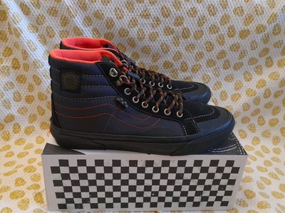 Vans Skate Sk8 Hi Reissue Spitfire schwarz/flammen Turnschuhe Herren Größe 8uk selten neu 