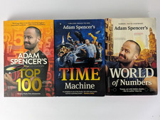 Adam Spencer x 3 Top 100 / World of Numbers / Time Machine Number Puzzles Trivia
