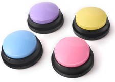 Voice Recording Button, Dog Buttons for Communication Pet Training Buzzer,...