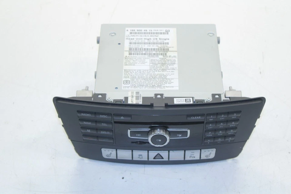 Mercedes-Benz ML350 2015 radio placa frontal panel de control con receptor 166-900-49-15 Foto 3 de 4