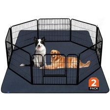 Washable Dog Pee Pads Extra Large 72"x72" 2 72x72 Inch Pack of 2 , Gray