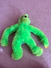 Green plush sloth toy