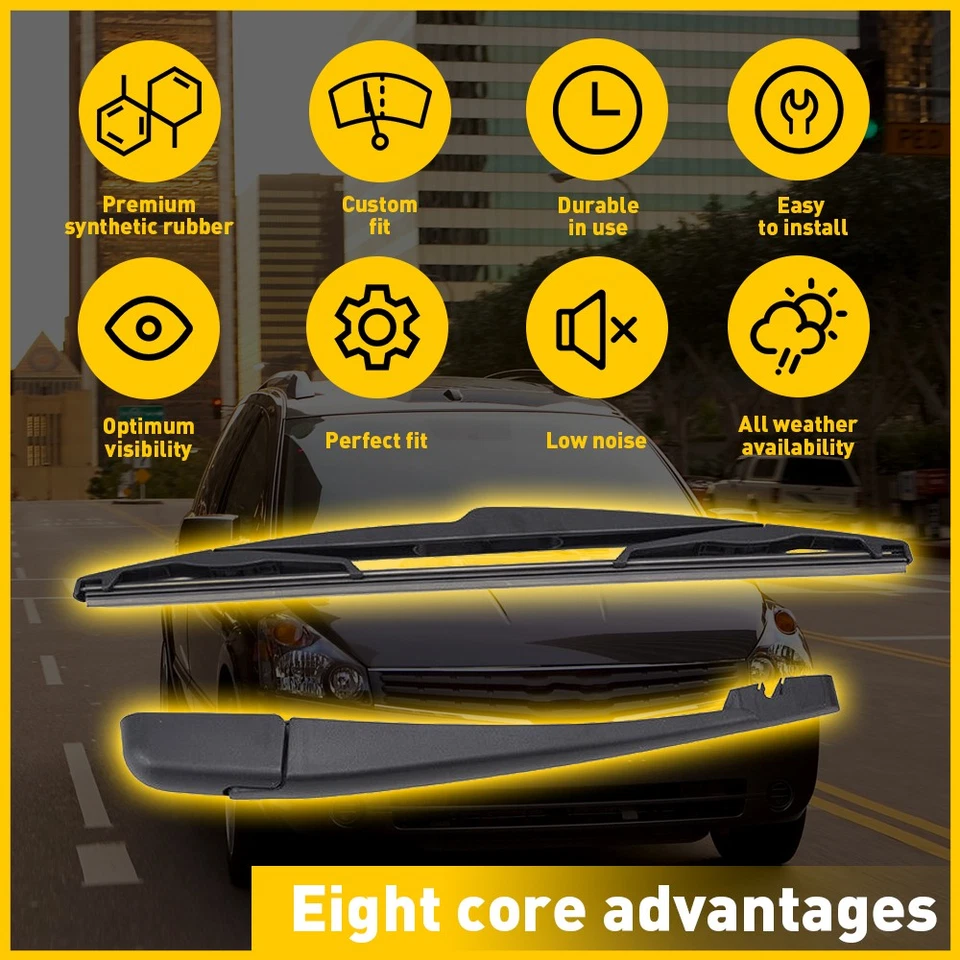 Rear Wiper Arm Blade For Nissan VERSA 2007 - 2012 QUEST 2005 - 2009 OE Quality V - Image 2 of 4