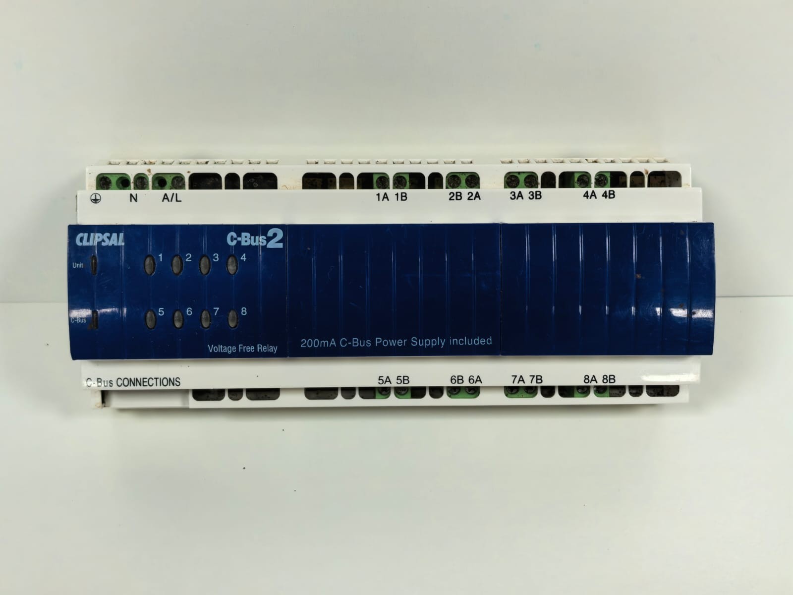 Clipsal L5508RVF CLIPSAL L5508RVF C-BUS2 8-CHANNEL VOLTAGE FREE RELAY (MFG 2008) 1