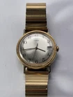 83 mens Vintage 1980 Timex Mercury England Manual Gold Plated Watch Needs Repair