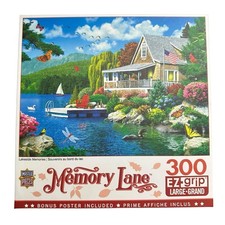MasterPieces Memory Lane "Lakeside Memories" 300 Piece EZ Grip Jigsaw Puzzle