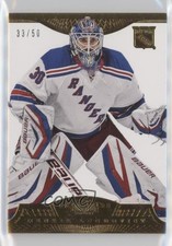 2013-14 Panini Dominion Gold 33/50 Henrik Lundqvist #63 HOF 2tb