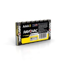 Rayovac Ultra Pro Alkaline AAA Batteries, 8 Pack 8 Count (Pack of 1)