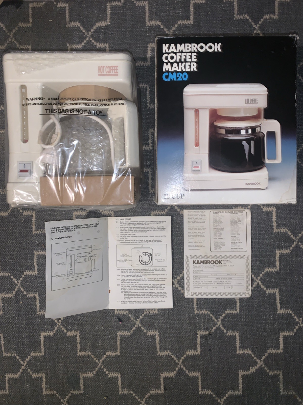 Kambrook Cm20 Model Collectors New In Box 10 Cup Drip