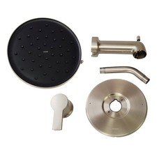 Moen 82156SRN Avri Round Bathtub and Shower Faucet - Spot Resist Brushed Nickel