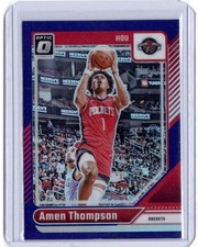 2024-25 Panini Donruss Optic Amen Thompson Purple #169 Houston Rockets
