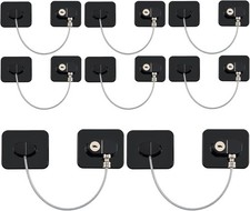 Refrigerator Lock, Child Safety Cabinet Locks Mini Fridge Safety with Key 4 PCS