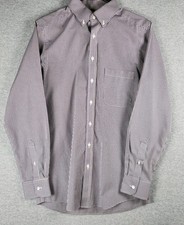 Roundtree Yorke Gold Label Shirt 15X33 SLIM FIT Red White Blue Check Non-Iron
