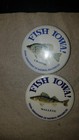 Lot of 2 Fish Iowa Buttons — photo 1