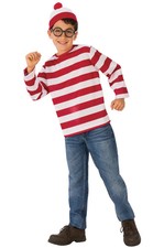 Brand New 2018 Where's Waldo Teen Costume