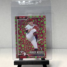 2026 Topps Baseball Series 1 Parker Messick RC #67 Easter SP Polka Dots