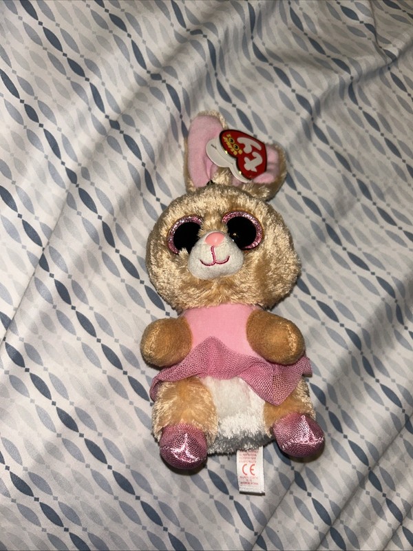 Ty Beanie Boo Twinkle Toes Ballerina Bunny 6" Plush With Tags
