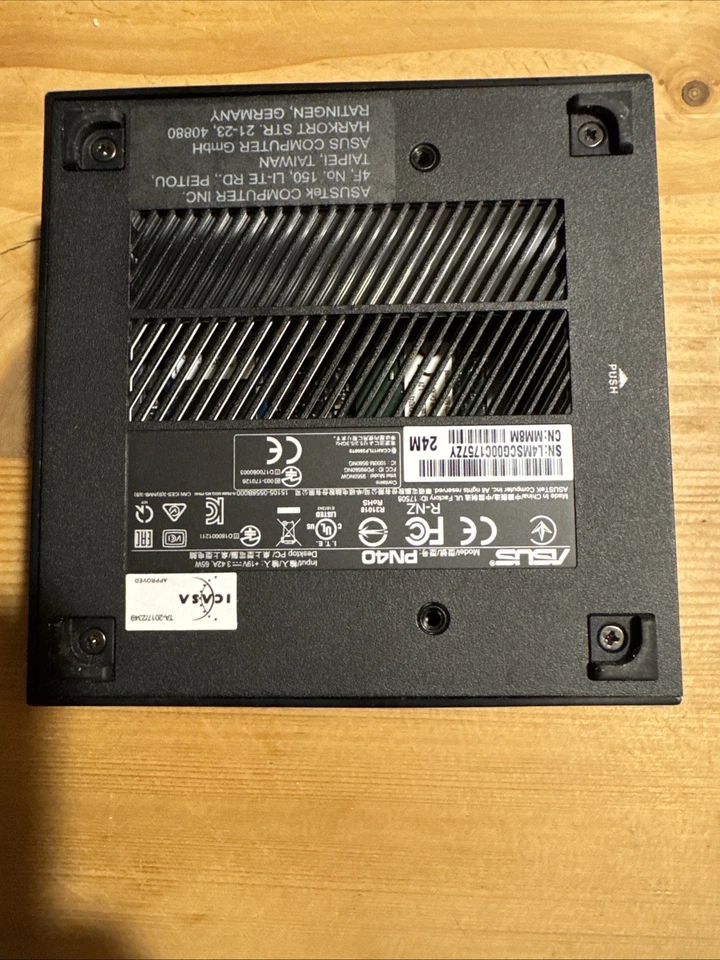 ASUS Mini PC PN40, Intel Celeron N4100, 8GB RAM, 480 GB SSD inkl.  . Netzteil - Bild 4 von 4