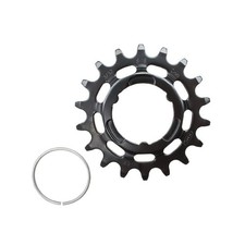 pignone 18t 3/32 acciaio cr-mo nero BSRS5018 KMC scatto fisso pista