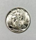 1941-D Walking Liberty Half Dollar Flashy Bright BU++