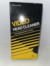 Radio Shack Realistic VHS-C Video Head Cleaner Non-Abrasive Wet System USA VTG