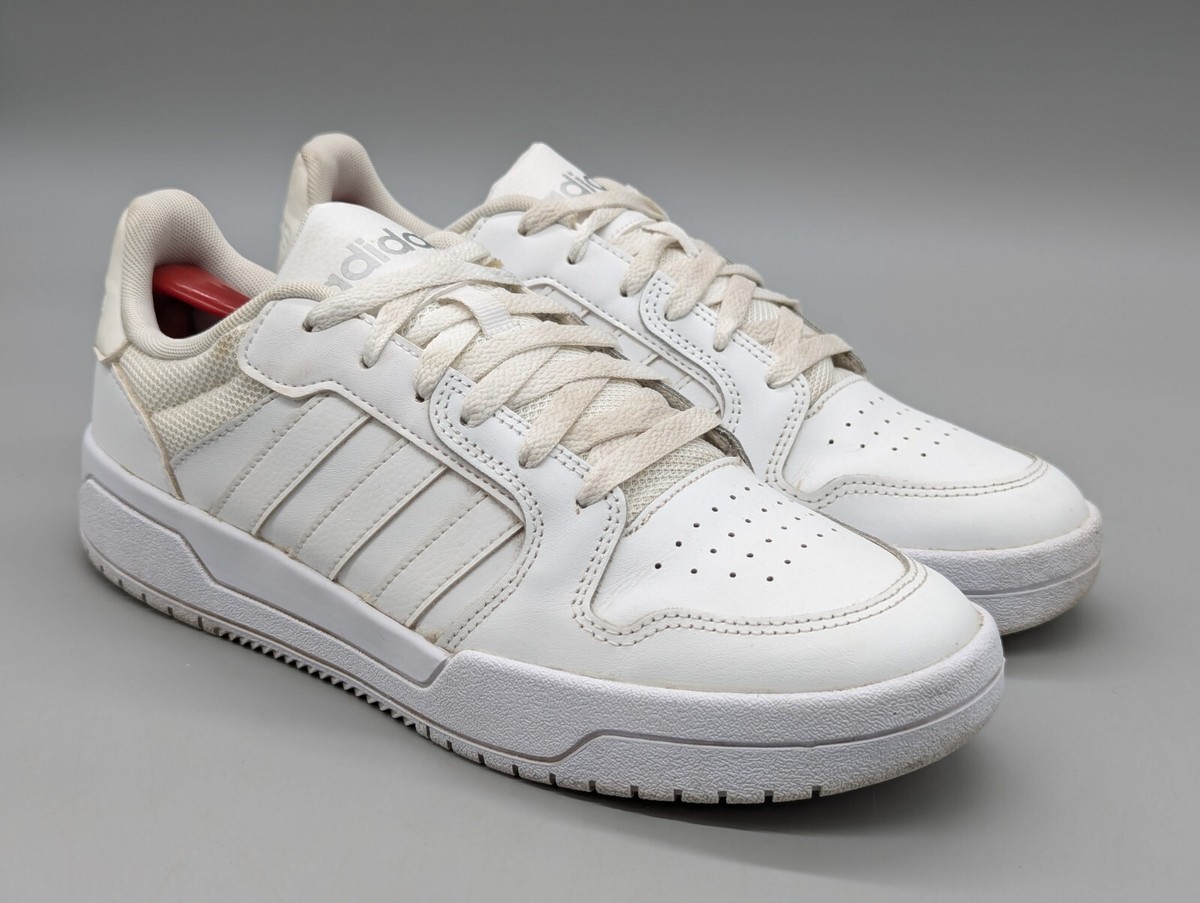 Adidas Entrap Low Women's Triple White Shoes Sneakers Size 9 | eBay