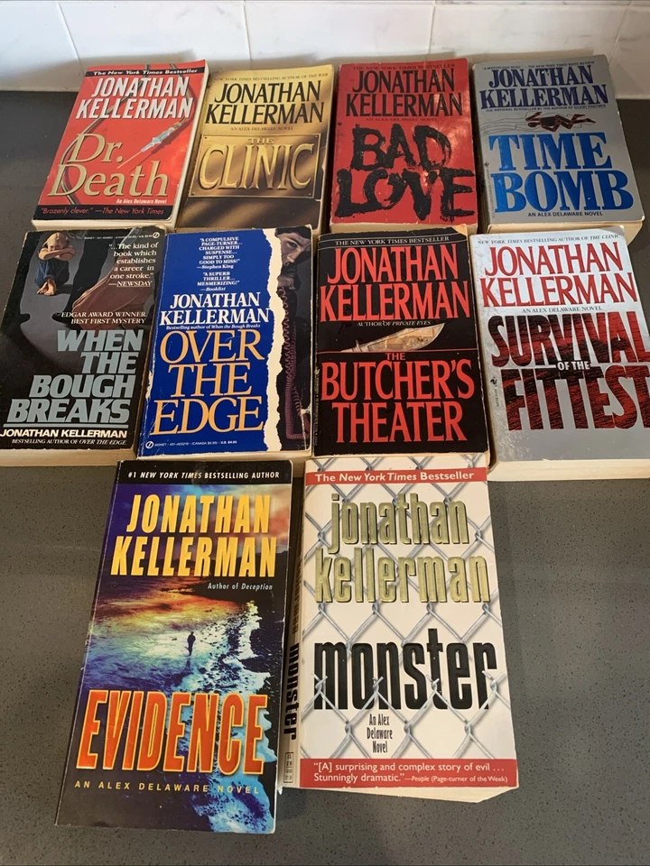 Alex Delaware Crime Thriller Lot of 10 Paperback by Jonathan Kellerman Foto 4 de 4