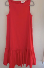 Christopher John Rogers Orange Shift Dress Small Sleeveless Boatneck Target