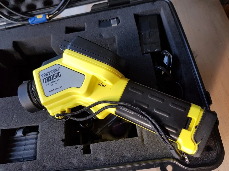 Profi TROTEC IC100 IR Kamera Wärmebildkamera mit Laserpointer Bundeswehr 2 - Bild 2 von 4