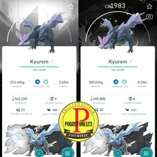Pokémon Go - Shiny Kyurem (Background White-...