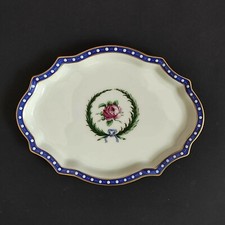 Vassoietto Richard Ginori con decoro n. 1512 Garden Rose su forma Duchessa 