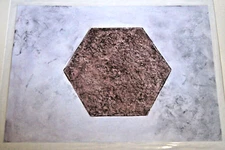 Franz Ehmke*1928 -2018 GDR Painter Geometry and Shapes "Regular Hexagon"