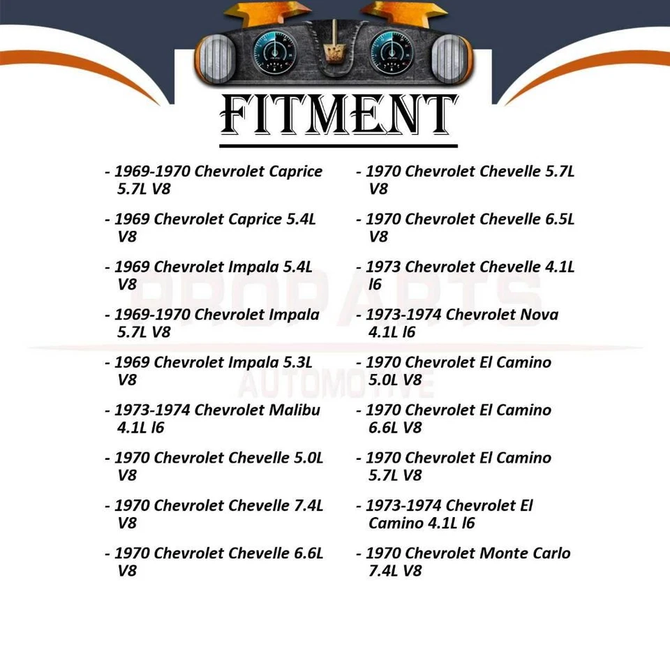 Bomba de dirección asistida 1 pieza para Chevrolet El Camino 1970 5,0 L Foto 3 de 4
