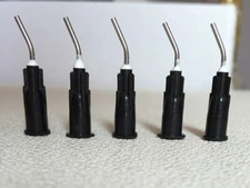 200 Black Pre Bent Needle Tips for Flow - Sealant Pre-Bent needle tips 20 Ga.