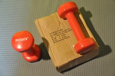 POWRX Gymnastik Hanteln Hantelset 2x1kg Vinyl Soft dumbbell rot NEU