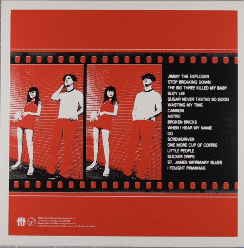 The White Stripes – The White Stripes (LP) Red, Sreen Printed Cover, Near Mint - Picture 2 of 4