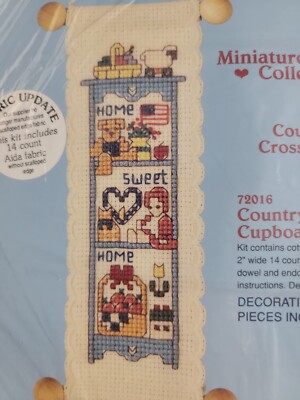 2 in 1 Dimensions Stitchables Counted Cross Stitch Bell Pull Samplers Sew Craft